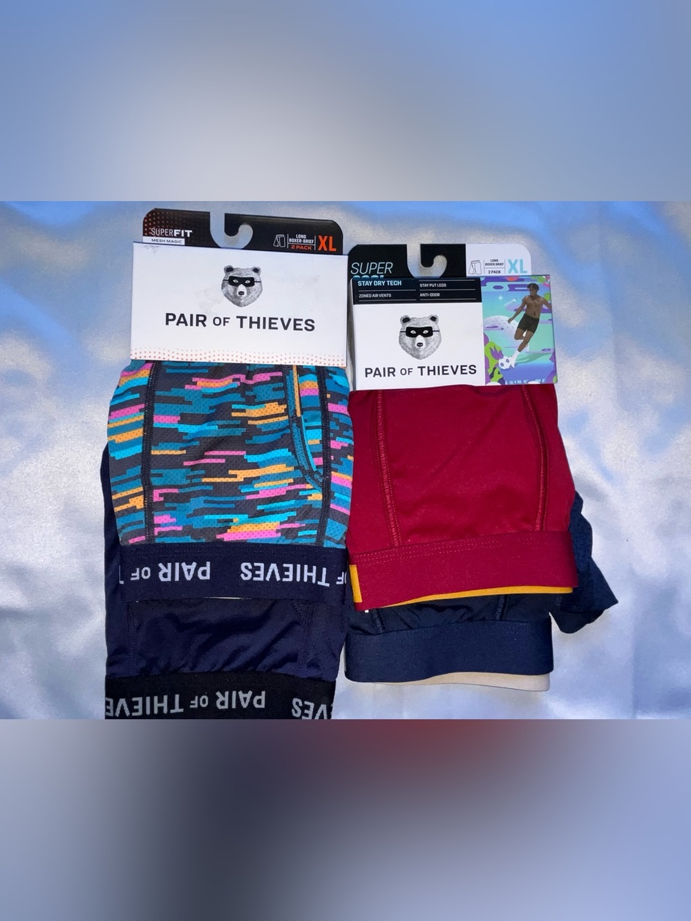 2 Packs of Pair of Thieves Long Boxer-Briefs NWT
